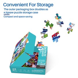 Puzzles for Kids Ages 4-8, Ambulance Kids Jigsaw Puzzle, Puzzles Toys Gifts for 4 5 6 7 8 Years Old Boys Girls(24Piece, 8.8 * 6.6 Inch)