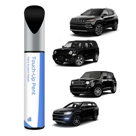 PARTS4EV PX8/DX8 Black Crystal Touch Up Paint Compatible with Jeep Exact Match Chips and Nicks Touch Up