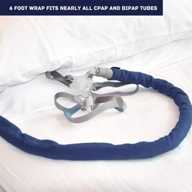 CPAP Tube Hose Cover 6ft CPAP Tubing Covers Tubing Insulator with Zipper Soft Zippered Fleece Wrap Fits for All Type of CPAP Tubing