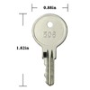 4-Pack CH506 Replacement Keys for Truck Tool Box RV Compartment