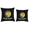 Apri 8th 2024 - Total Solar Eclipse 2024 Throw Pillow