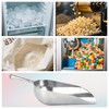 Heavy-Duty Cast Aluminum Kitchen Scoop - Rust-Proof, Ergonomic S-Handle Ice