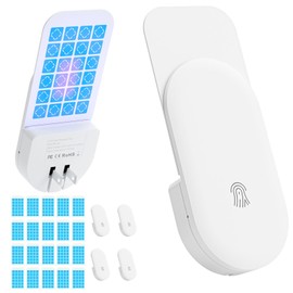 Hogius Fly Trap Indoor, 3 in 1 Plug-in Fruit Fly Trap, 4 Trap White and 20 Glue Cards, Fruit Fly Traps for Indoors, Flying Insect Trap for Gnat, Moth, Mosquito, Suitable for Every Part of The Home