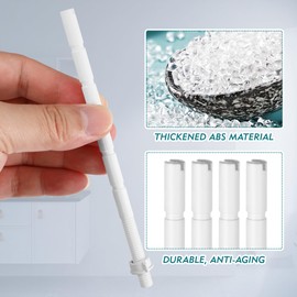 UKCOCO Toilet Tank Button Rods Replacement 10Pcs Adjustable Flush Rods for Bathroom Toilet Water Tank Push Button Accessories 5.98 Inch