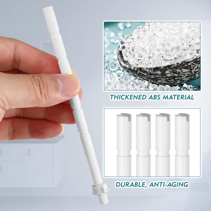 UKCOCO Toilet Tank Button Rods Replacement 10Pcs Adjustable Flush Rods