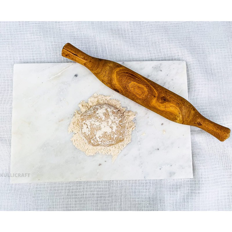 KC KULLICRAFT Home Basics Multi-Purpose Pastry Marble Tray Cutting Board