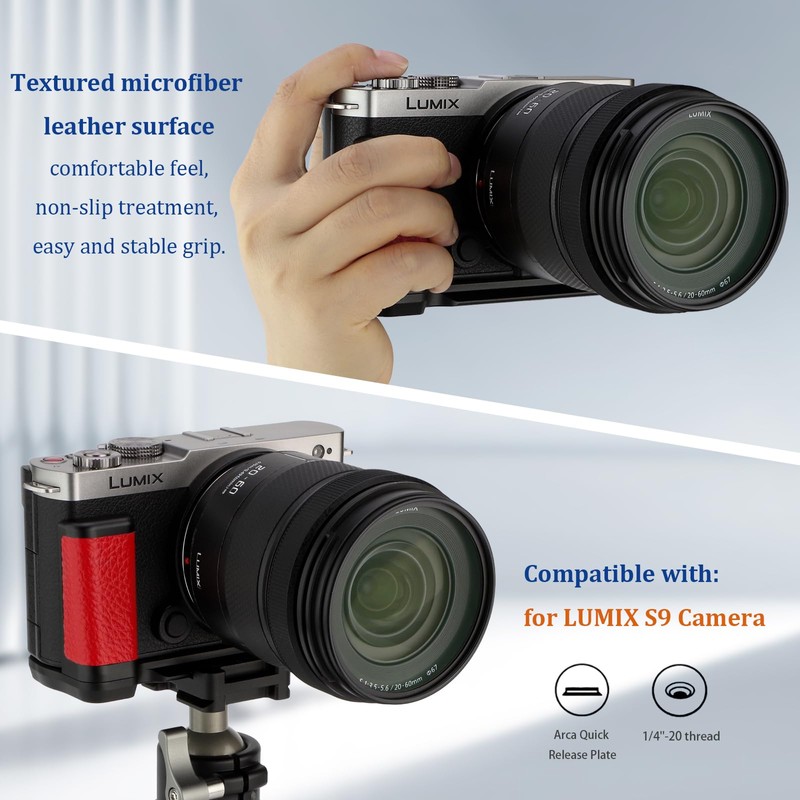 Haoge Handle for Panasonic LUMIX S9 Camera Body S9K L-Shape