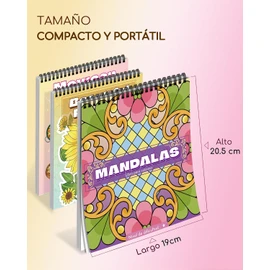 Libros para Colorear para Adultos - 90 Diseños de Flores, Mandalas y México Comida para Aliviar el Estrés - Incluye Jerga y Citas Inspiradoras, Ideal como Regalo para Relajación y Mindfulness (Spanish Edition)