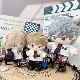 AXLUCE - Sewing Uniforms - Plush Doll - Clothes - 7.9 inches (20 cm) - Doll (Boys Students, 7.9 inches (20 cm)