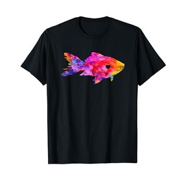 Vintage colorfull cute Fish in Heart Design
