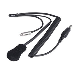 Rugged IMSA Helmet Kit Headset for Racing Radios Communications Electronics – Features Coil Cord M101 Mic Flex Boom 3.5 Ear Bud Jack