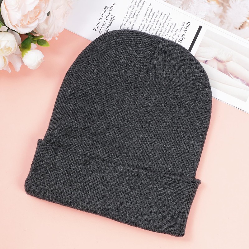 Pistha Beanie for Men Women, Slouchy Knitted Beanie Hats Winter