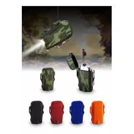 KH Encendedor Electrónico Plasma Recargable Mili Táctic Lámpara