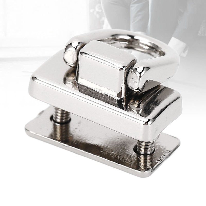 20Pcs D Ring Rivets 360 Rotatable Studs with Screw for