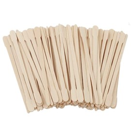 Wax Spatula Sticks, 200 Pieces Hair Removal Eyebrow Wax Applicator Sticks Small Wax Spatula Wooden Spatula Hair Removal Waxing Craft Sticks (88 mm)