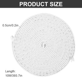 prota Lead Tape for Curtains, 10 m Curtain Weight, 500 g, Lead Cord, Weighted Tape, Heavy Lead Chain, Curtain Weight, Curtain for Curtains, Fabrics, Mosquito Net (50 g/M)