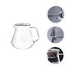 Zerodeko 1pc Versatile Glass Coffee Pot Transparent Milk Jug for