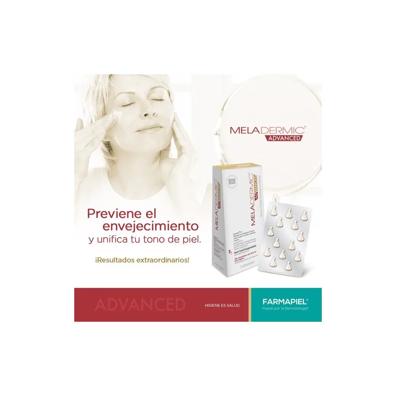 Meladermic Advanced Cápsulas Suero Facial Despigmentante Serum Antimanchas Despigmentante Facial