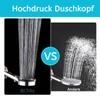 BECMai Duschkopf Filter mit schlauch, Hochdruck Duschkopf, Wassersparend Duschbrause Anti