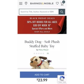 Mary Meyer Taggies Buddy Dog, Brown / Beige