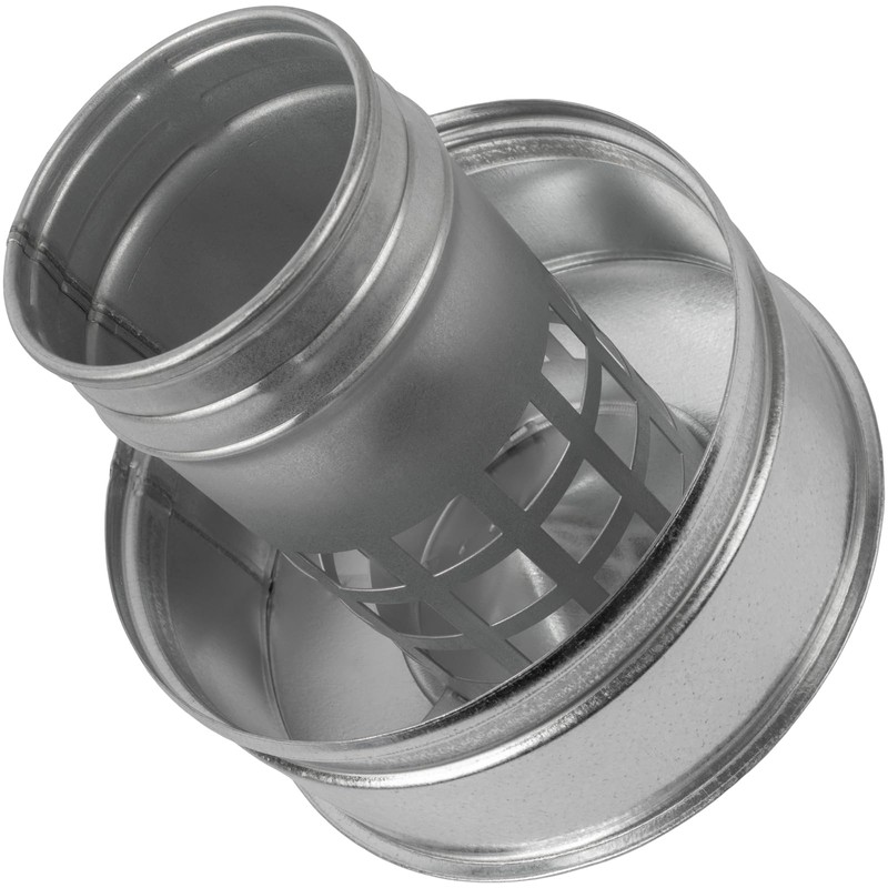 Vent Systems 4" Inch Round Roof Vent Cap – Galvanized