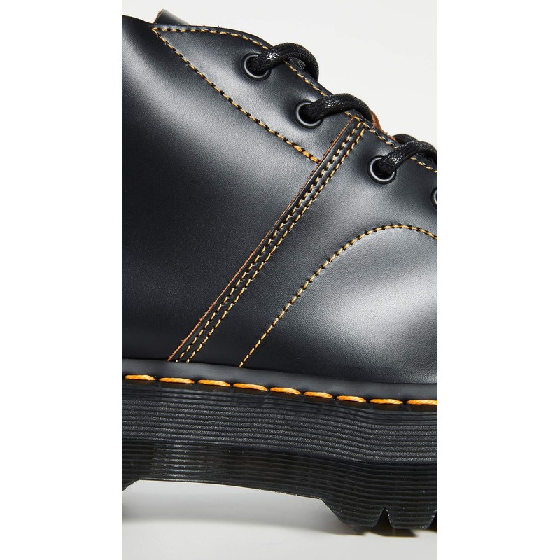 Dr. Martens Unisex 5 Eye BootCombat Boot, Black Vintage Smooth,