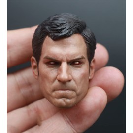 HiPlay 1/6 Scale Male Figure Head Sculpt, Handsome Men Tough Guy, Doll Head for 12" Action Figure Phicen, TBLeague HS111(L)