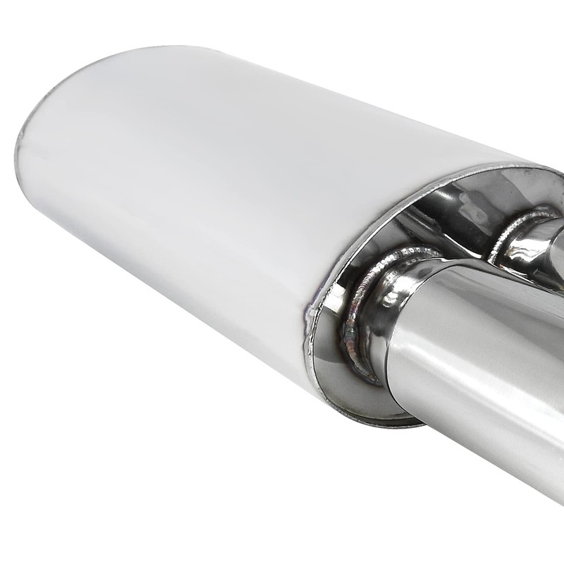 Spec-D Tuning Dual Slant Burnt Tip 3" Outlet 2.5" Inlet