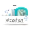 Stasher Clear And Aqua Pocket