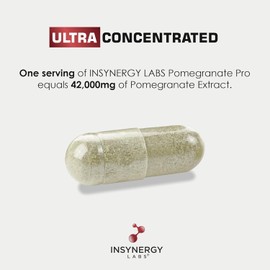 Pomegranate Capsules 42,000mg (Highest Strength in the UK) | 90% Ellagic Acid | High Potency Pomegranate Extract | 90 Vegan Capsules