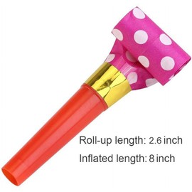 30 Pcs Colorful Party Blower Musical Blowouts Whistles Funny Party Noisemakers Party Horns Party Supplies, Noisemakers