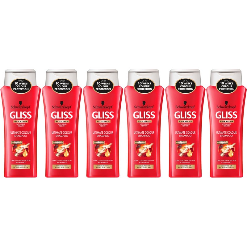 Schwarzkopf Gliss Colour Protect Shampoo 250 ml - Pack of