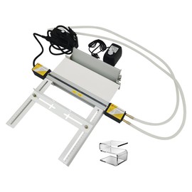 EQCOTWEA 11.81in Acrylic Bending Machine, Manual PVC Plastic Bender, Acrylic Lightbox Plastic PVC Heating Bender, with Angle and Positioning Bracket for 1-6mm Thickness Sign Making