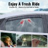 Fits 13-18 Toyota RAV4 In-Channel Window Visors Vent Rain Guards