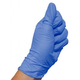 Colad 100 Nitrile Powder Free Disposable Gloves Size L