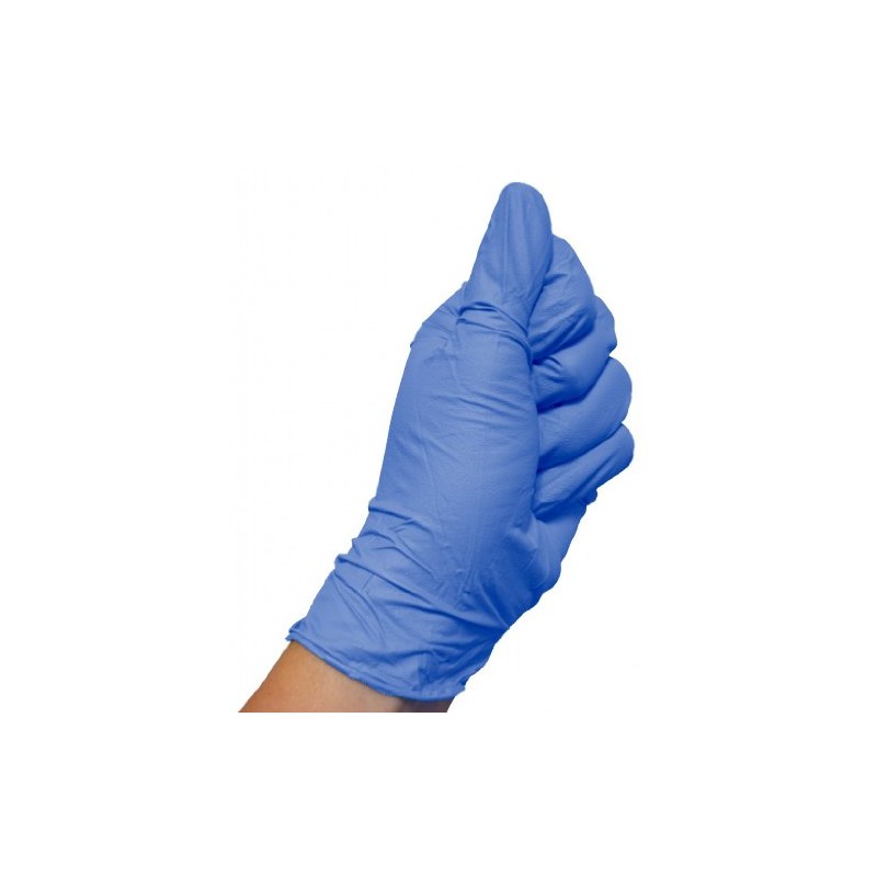Colad 100 Nitrile Powder Free Disposable Gloves Size L