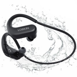 2026 New Arrival Wireless Bone Conduction Headphones IPX-8 Waterproof for 5.4 Type-C Charging Clip Design for Sportsmodel number: X19, color: Black