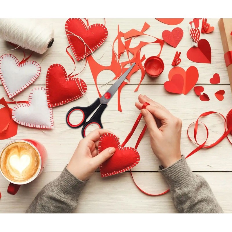 Scissors 3 Pack, with Stainless Steel Sharp Blade Heavy Duty