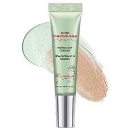 Erinde CC Color Correcting Cream, Green Colour Corrector Cream, Full Coverage Foundation, Colour Correcting cream with SPF 25, Uniform Skin Tone, Color Changing Foundation Conceale, #01 Green