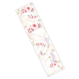 Kisangel Cartoon Wall Decal for DIY Bedroom Stickers Safe Material Easy Peel Stick for Living Room Playroom Decoration