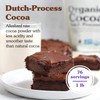 NuNaturals Unsweetened Organic Fair Trade Cocoa Powder, Premium Dutch-Process For