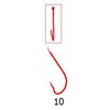Tubertini Hook S.22 Red Bound Size 06/0.18 mm Fluocarbon