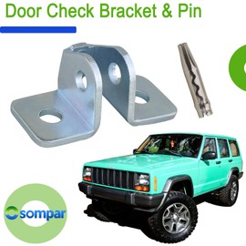 Osompar 4 Door Check Arm Assembly Repair Set Front Rear Driver Passenger Side Compatible with 1984-2001 Jeep Cherokee XJ Replaces 55002361 55012900AB