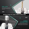 Pronese Heavy Duty bolt extractor kit&screw extractor set,37PCS broken bolt