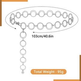 Spetsbst Chain Belt Women's Waist Chain Belt