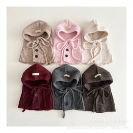 Imported Hallyu Kids' New Winter Balaclava LF2373 Free Size/Gray 3ea