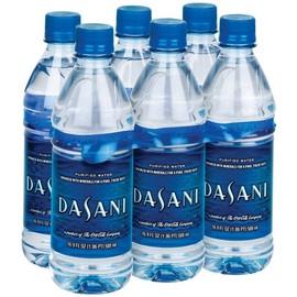 Dasani Bottled Water, 6-0.5 Liter Bottles (101.4 Fl. Oz. Net)