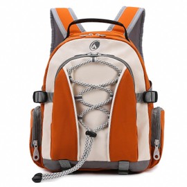 Outplea 10L Mini Hiking Backpack Waterproof, Toddler Backpack Lightweight for Girls Boys, Kids Travel Daypack for Preschool and Kindergarten, Orange