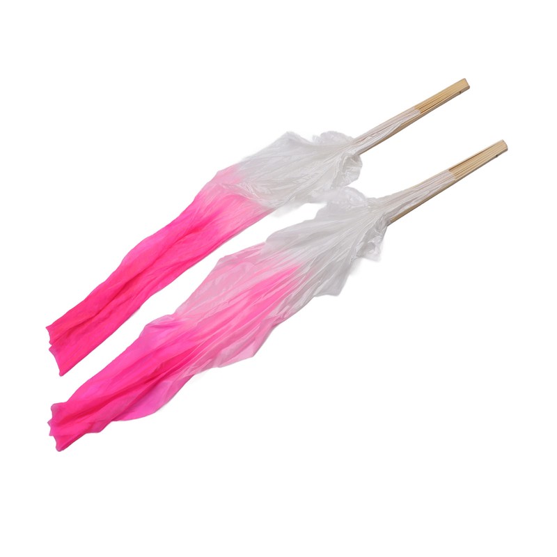 1 Pair Long Dance Fan Soft Beautiful Classical Dancing Fan