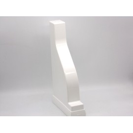 NMI Fence - 2" x 8" Pergola End Cap - External - White
